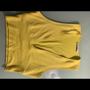 yellow wilfrid tank top